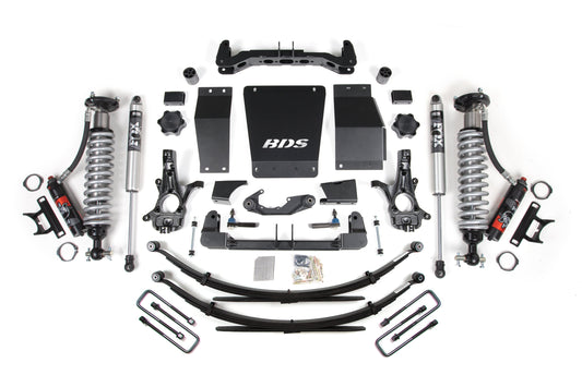 6 Inch Lift Kit FOX 2.5 Performance Elite Block Lift Coil-Over 14-18 Silverado/Sierra 1500 4WD BDS Suspension