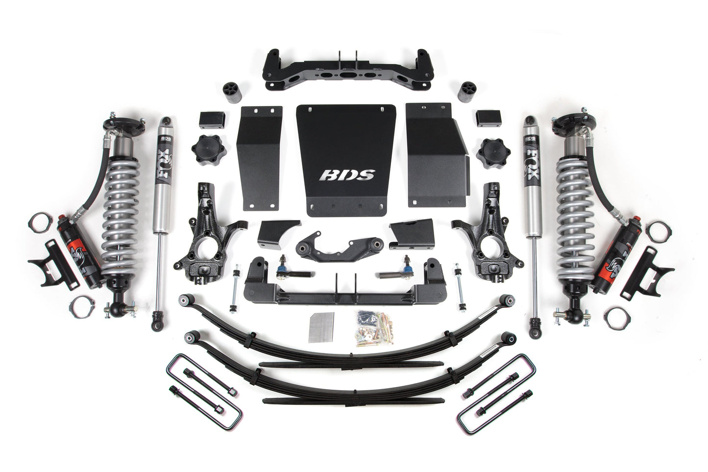 6 Inch Lift Kit FOX 2.5 Performance Elite Block Lift Coil-Over 14-18 Silverado/Sierra 1500 4WD BDS Suspension