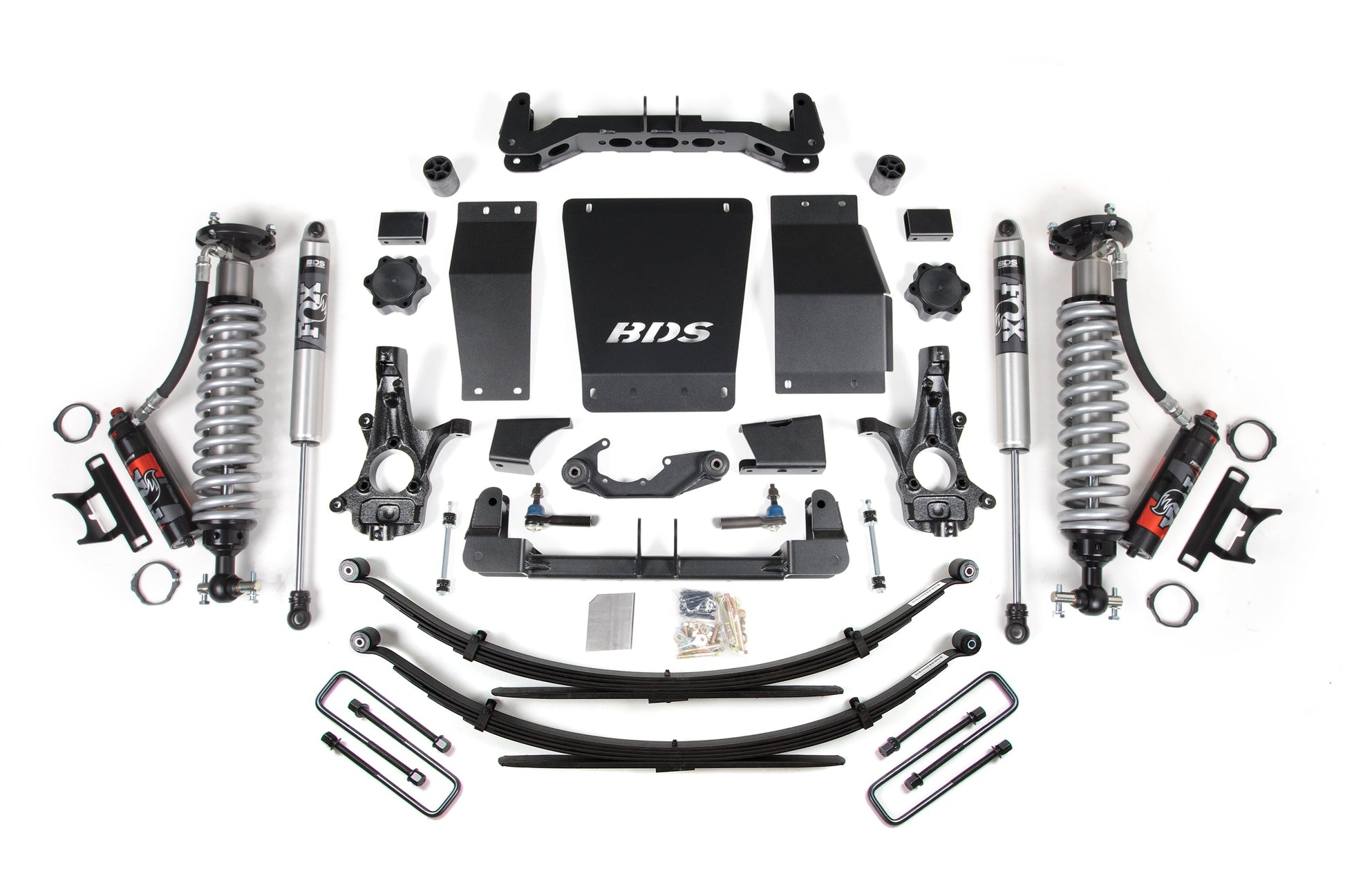 6 Inch Lift Kit FOX 2.5 Performance Elite Block Lift Coil-Over 14-18 Silverado/Sierra 1500 4WD BDS Suspension