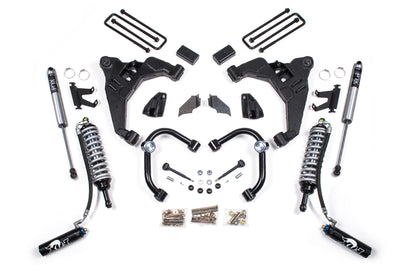 3 Inch Lift Kit FOX 2.5 Coil-Over Conversion Silverado/Sierra 2500HD/3500HD 11-19 Diesel Block Kit Fox 2.5 Performance Shocks BDS Suspension-1