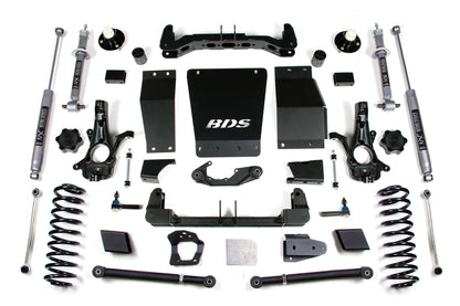 6 Inch Lift Kit Chevy/GMC Suburban Tahoe Yukon/XL 1500 15-19 4WD Cast Steel BDS Suspension-1