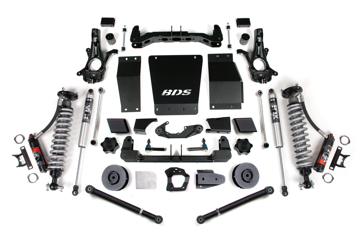 4 Inch Lift Kit FOX 2.5 Performance Elite Coil-Over 15-19 Suburban, Tahoe, Yukon/XL 1500 4WD BDS Suspension-1