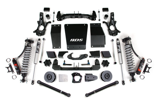 4 Inch Lift Kit FOX 2.5 Performance Elite Coil-Over 15-19 Suburban, Tahoe, Yukon/XL 1500 4WD BDS Suspension