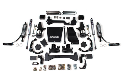 6.5 Inch Lift Kit FOX 2.5 Coil-Over Conversion Silverado/Sierra 2500HD/3500HD 01-10 Diesel Fox 2.5 Performance Shocks BDS Suspension