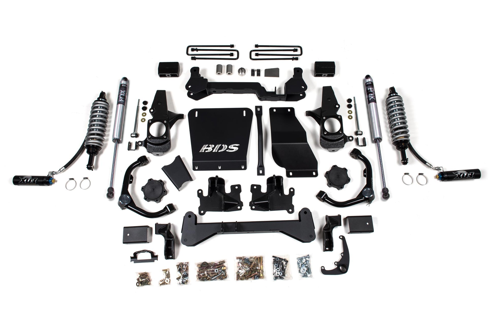 4.5 Inch Lift Kit FOX 2.5 Coil-Over Conversion Silverado/Sierra 2500HD/3500HD 01-10 Diesel Fox 2.5 Performance Shocks BDS Suspension