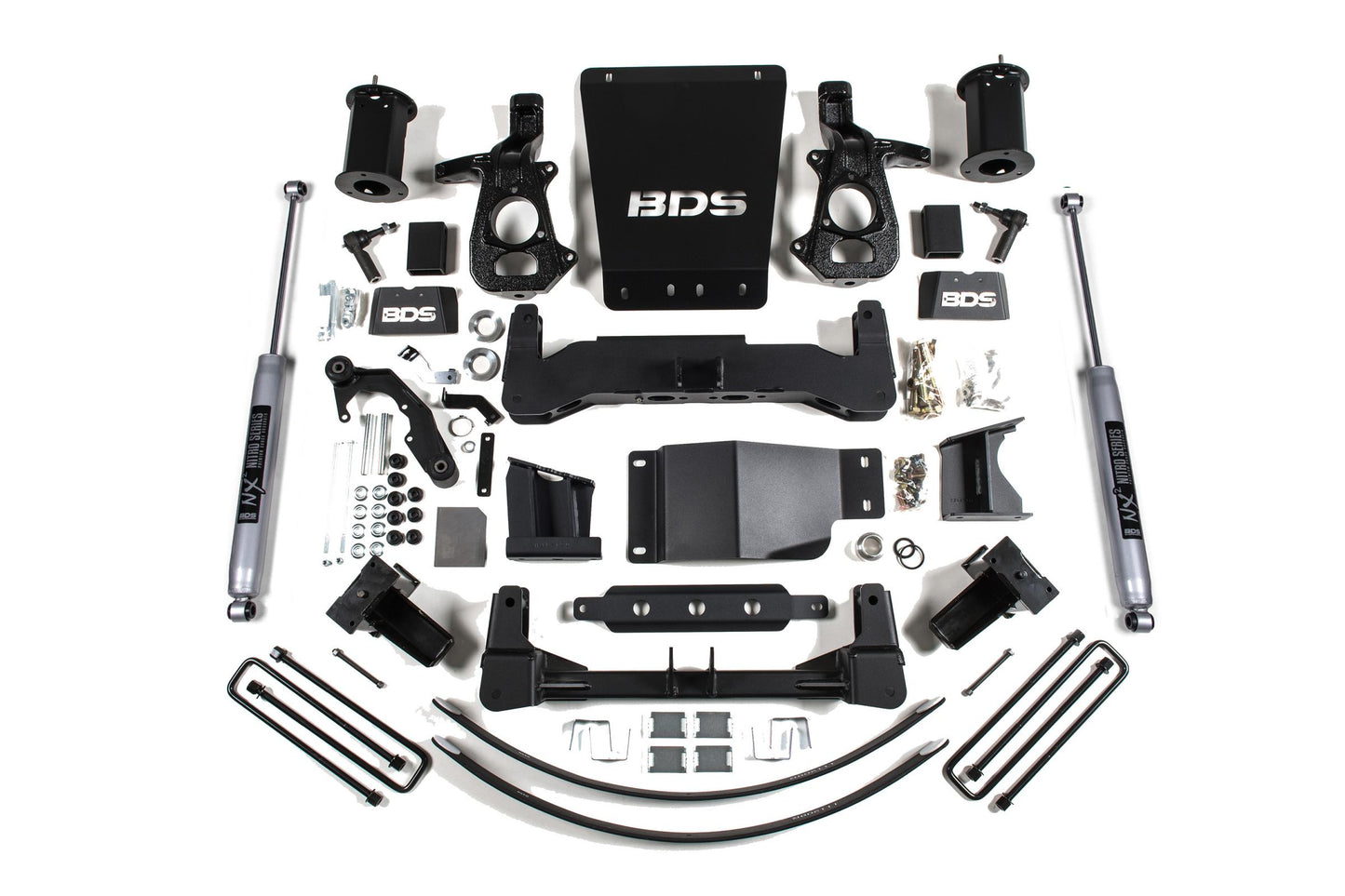 8 Inch Lift Kit Silverado/Sierra 1500 14-18 4WD Cast Steel BDS Suspension-1
