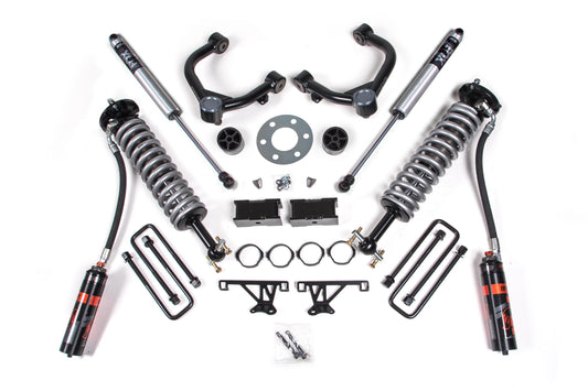 3.5 Inch Lift Kit FOX Performance Elite Coil-Over Silverado/Sierra 1500 19-24 4WD Fox 2.5 Performance Elite BDS Suspension