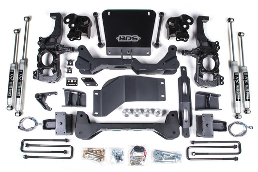 5 Inch Lift Kit Silverado/Sierra 2500HD/3500HD 20-24 4WD 5 Inch Block With Overload BDS Suspension-1