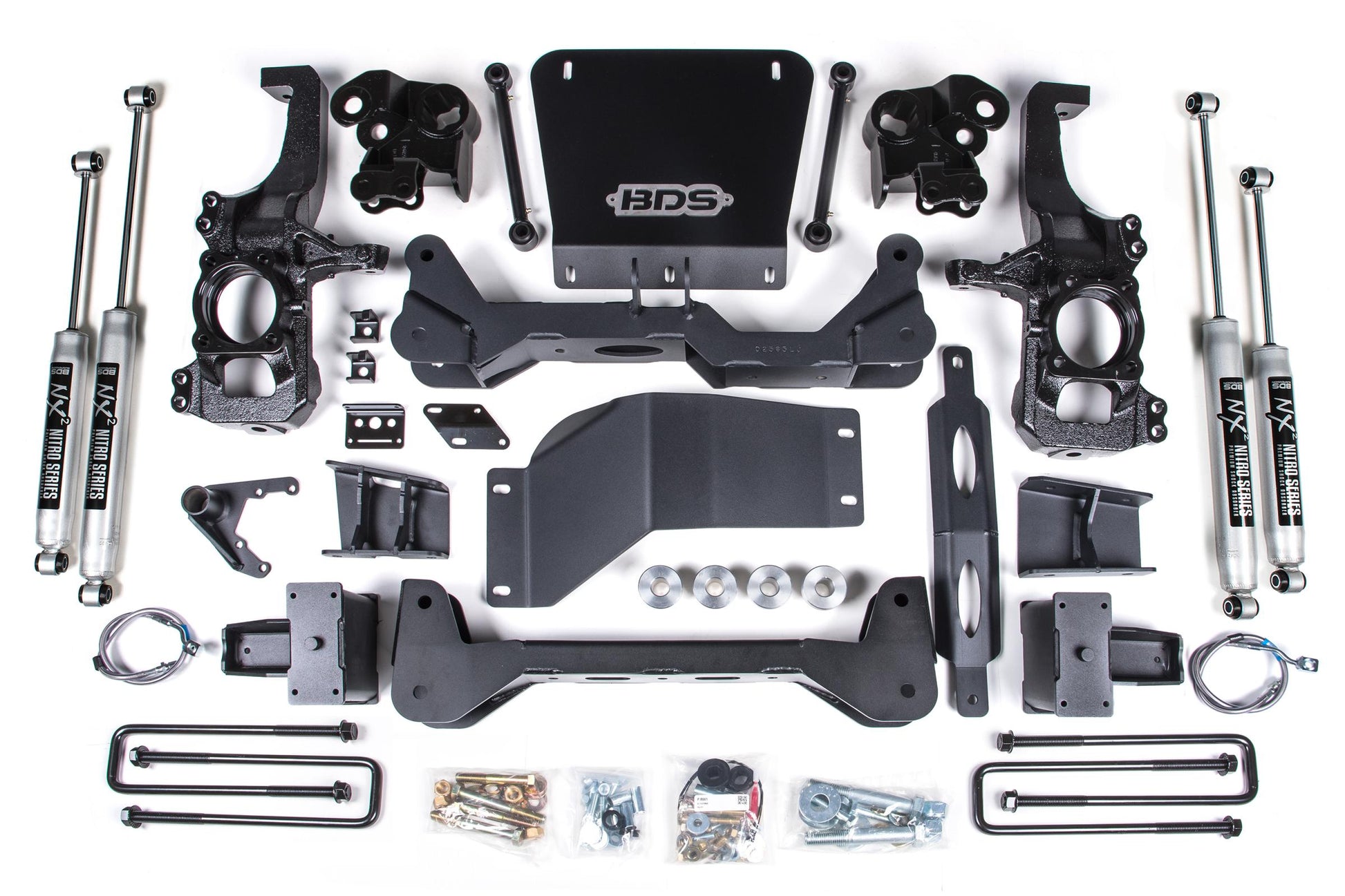 5 Inch Lift Kit Silverado/Sierra 2500HD/3500HD 20-24 4WD 5 Inch Block With Overload BDS Suspension