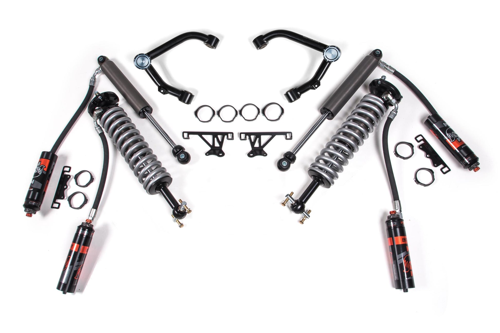 2 Inch Lift Kit FOX 2.5 Coil-Over Silverado/Sierra 1500 07-18 4WD Aluminum/Stamped SteelFox 2.5 Performance Shocks BDS Suspension