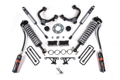 1.5 Inch Lift Kit FOX 2.5 Performance Elite Coil-Over Chevy Trail Boss or GMC AT4 1500 19-24 4WD BDS Suspension-2