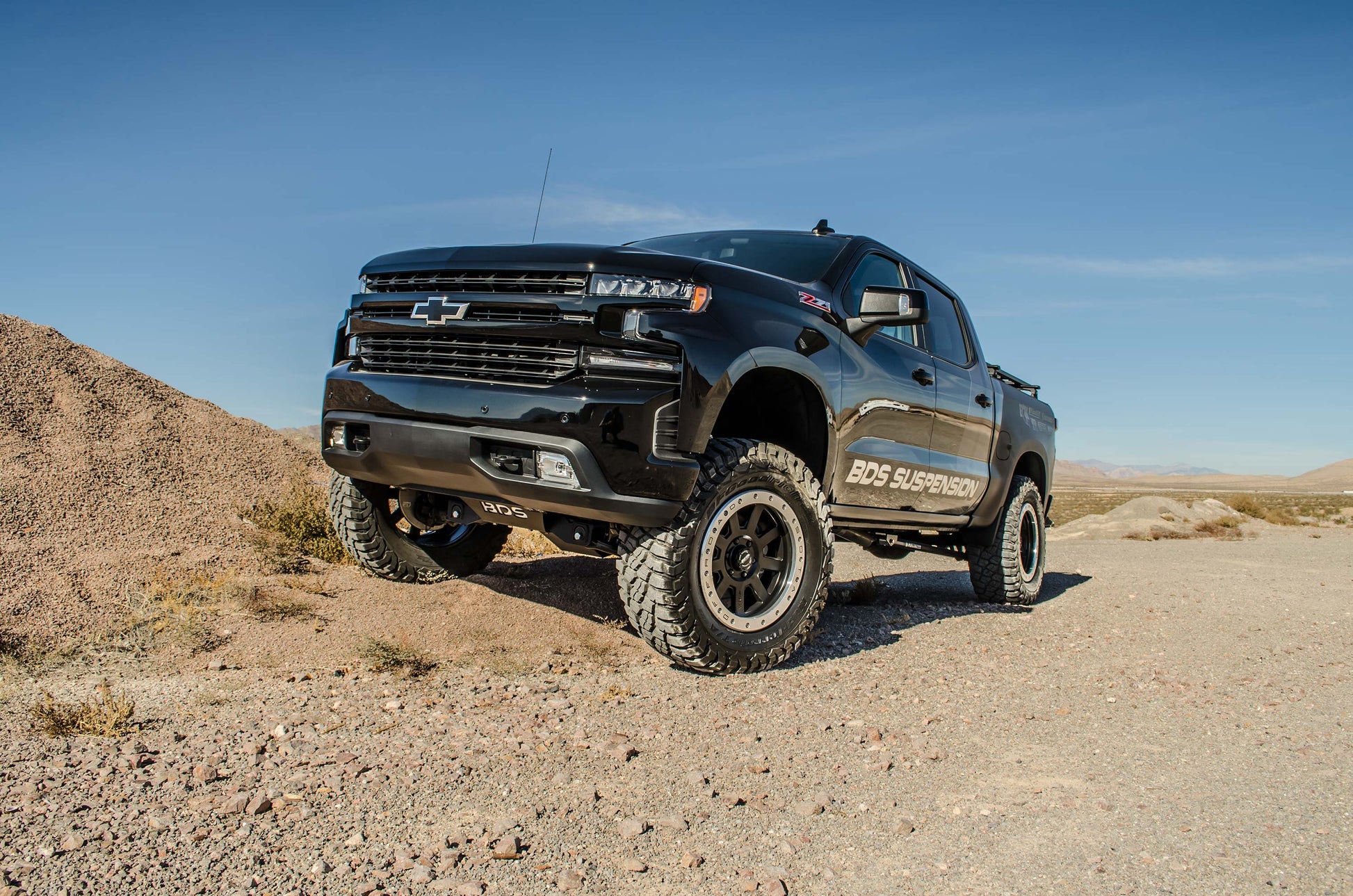 19-26 Chevy/GMC 1500 Gas 4WD 6 Inch Coilover System, 5 Inch Rear, Block - Fox 2.5 Performance Elite Series Front C/O, Fox 2.5 Performance Elite Series Rear BDS Suspension