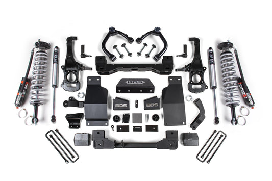 4 Inch Lift Kit FOX 2.5 Performance Elite Coil-Over Trail Boss or AT4 1500 20-24 4WD Diesel Fox 2.5 Performance Elite Shocks BDS Suspension