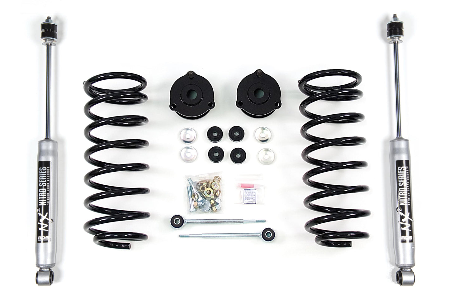 3 Inch Lift Kit Toyota 4Runner 10-22 or FJ Cruiser 07-14 4WD NX2 Nitro Shocks BDS Suspension