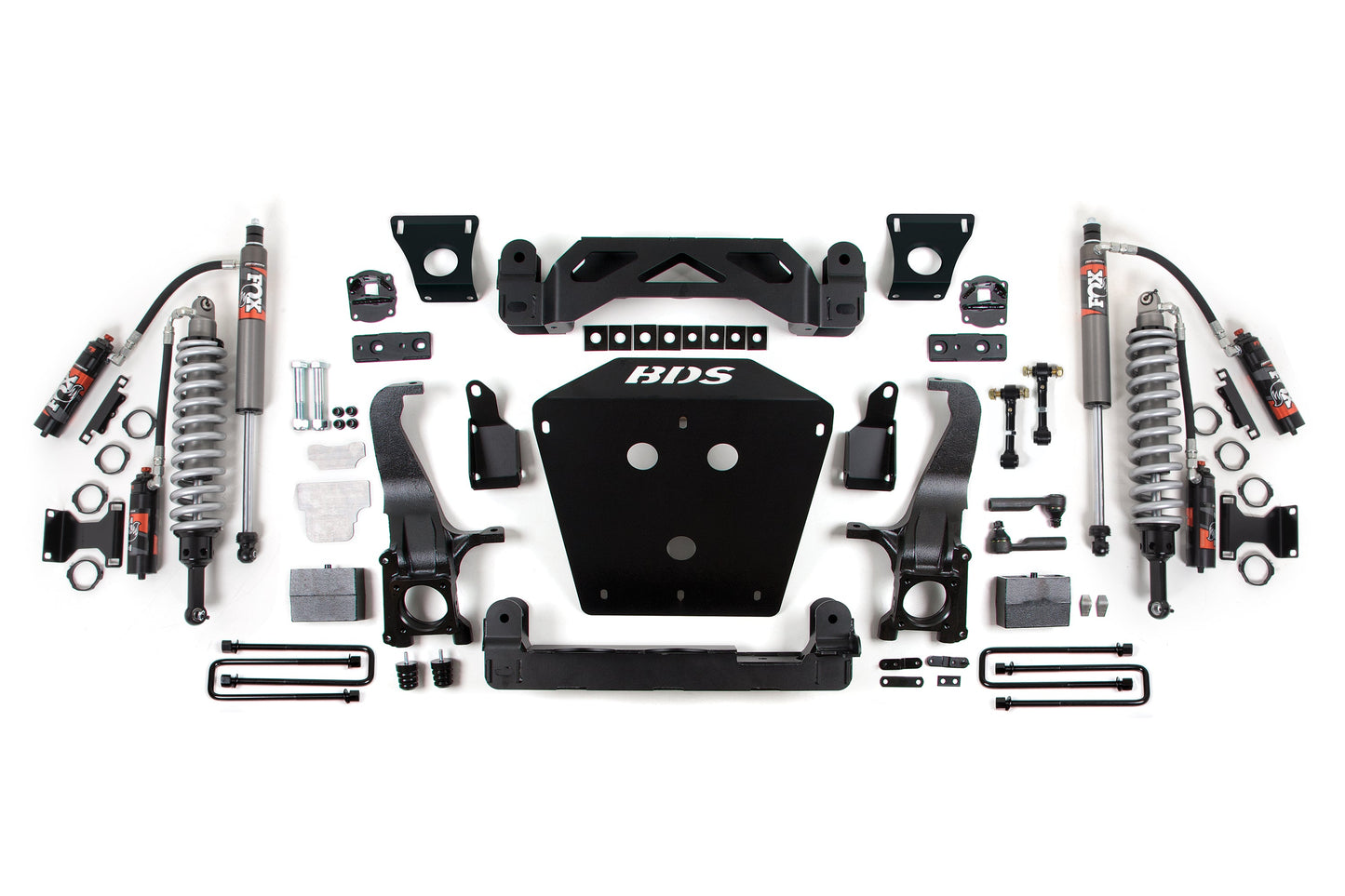 07-15 Toyota Tundra 7 Inch System, 4 Inch Rear Block - Fox 2.5 Performance Elite Series C/O, Fox 2.5 Performance Elite Series Shocks BDS Suspension