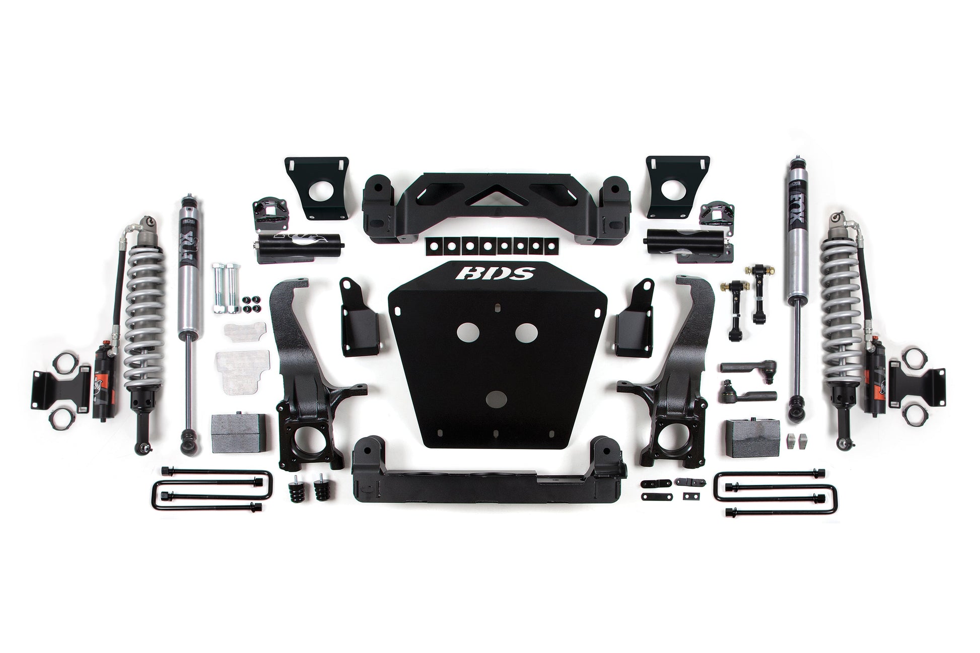 07-15 Toyota Tundra 7 Inch System, 4 Inch Rear Block - Fox 2.5 Performance Elite Series C/O, Fox 2.0 Performance Series Shocks BDS Suspension