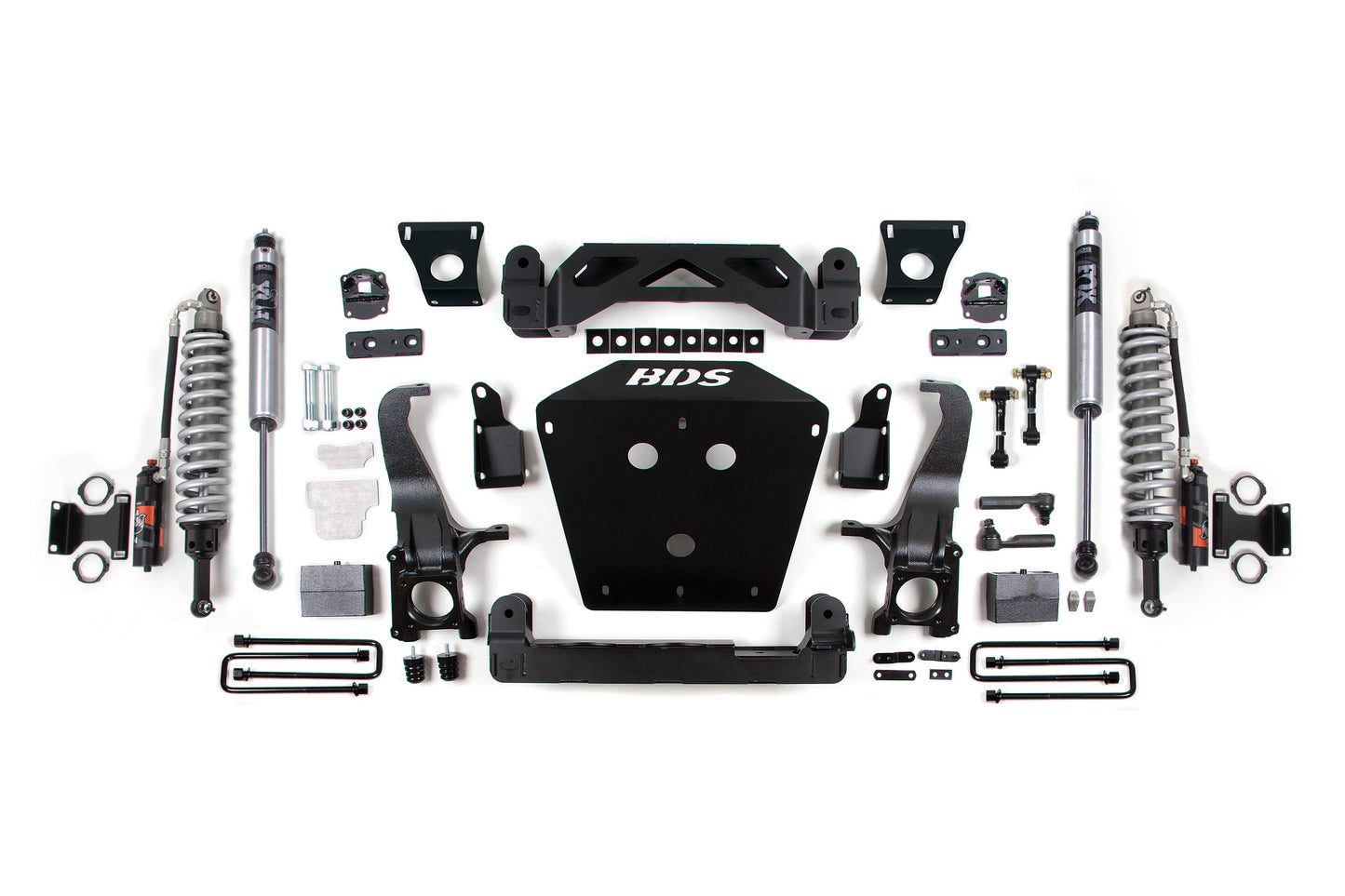 07-15 Toyota Tundra 5 Inch System, 3 Inch Rear Block - Fox 2.5 Performance Elite Series C/O, Fox 2.0 Performance Series Shocks BDS Suspension