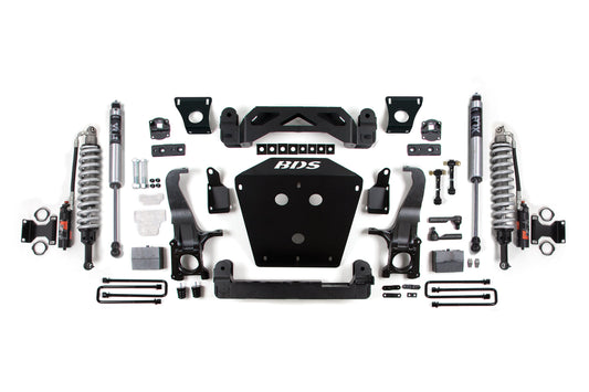 07-15 Toyota Tundra 5 Inch System, 3 Inch Rear Block - Fox 2.5 Performance Elite Series C/O, Fox 2.0 Performance Series Shocks BDS Suspension