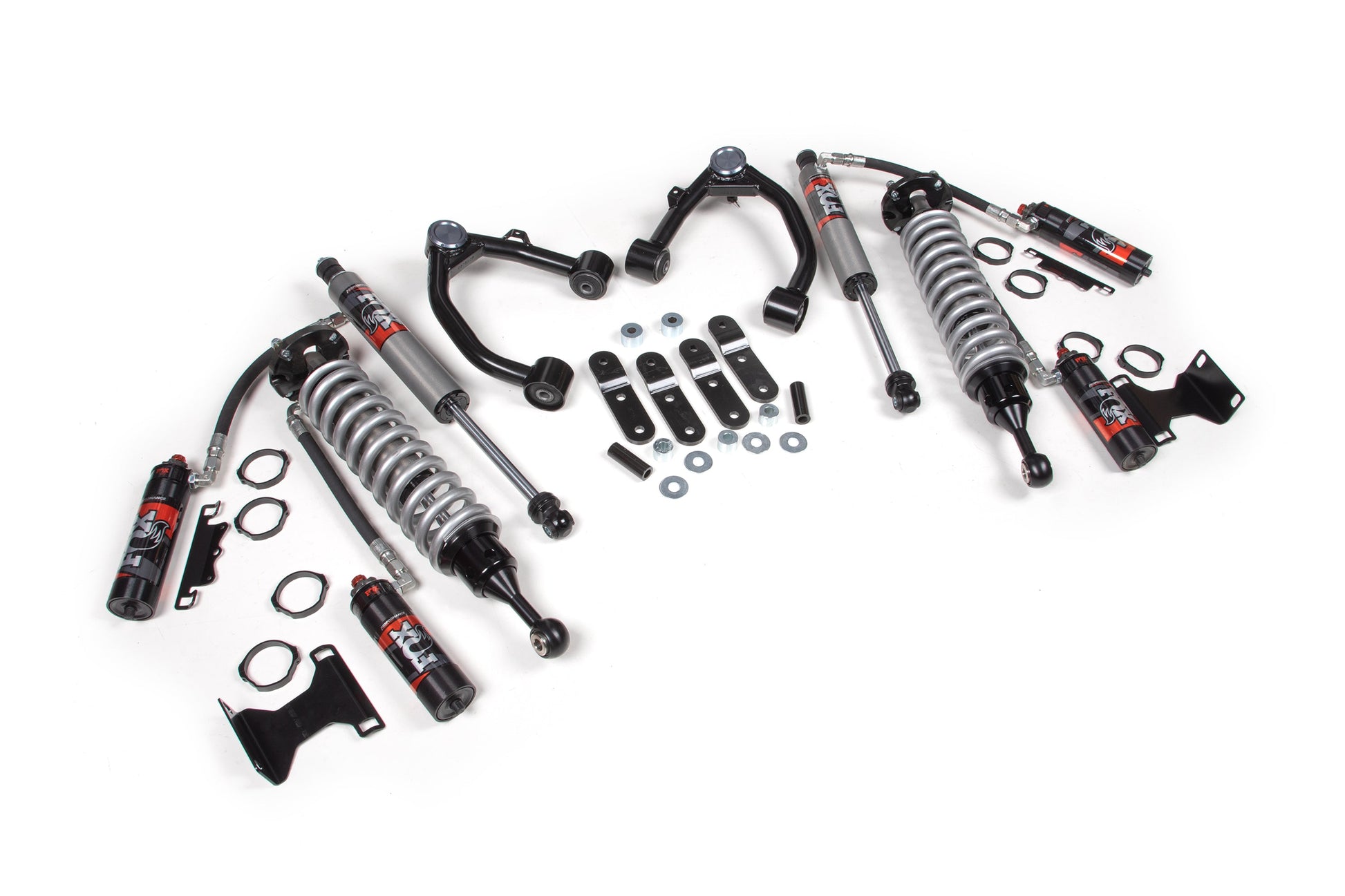 07-21 Toyota Tundra 3 Inch System, 1 Inch Rear Shackle, Fox 2.5 Performance Elite Series C/O, Fox 2.0 Performance Series Shocks BDS Suspension