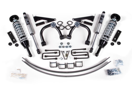 2 Inch Lift Kit FOX 2.5 Internal Floating Piston Coil-Over Toyota Tacoma 16-23 4WD BDS Suspension