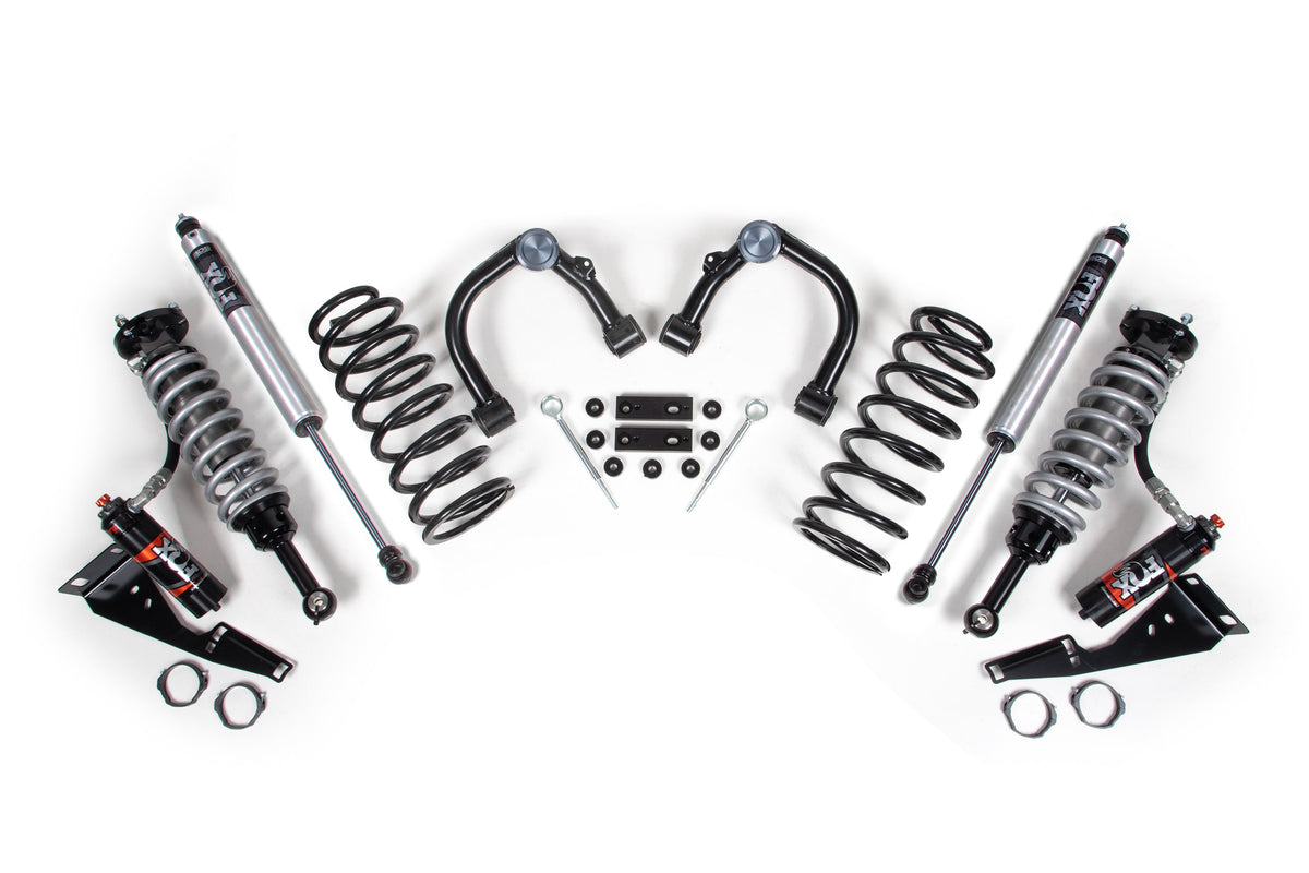 10-23 Toyota 4 Runner 4WD 3 Inch Lift Kit, 1.5 Inch Rear, Spring - FOX 2.5 Performance Elite Series C/O Front, FOX 2.5 Performance Elite Series Rear BDS Suspension