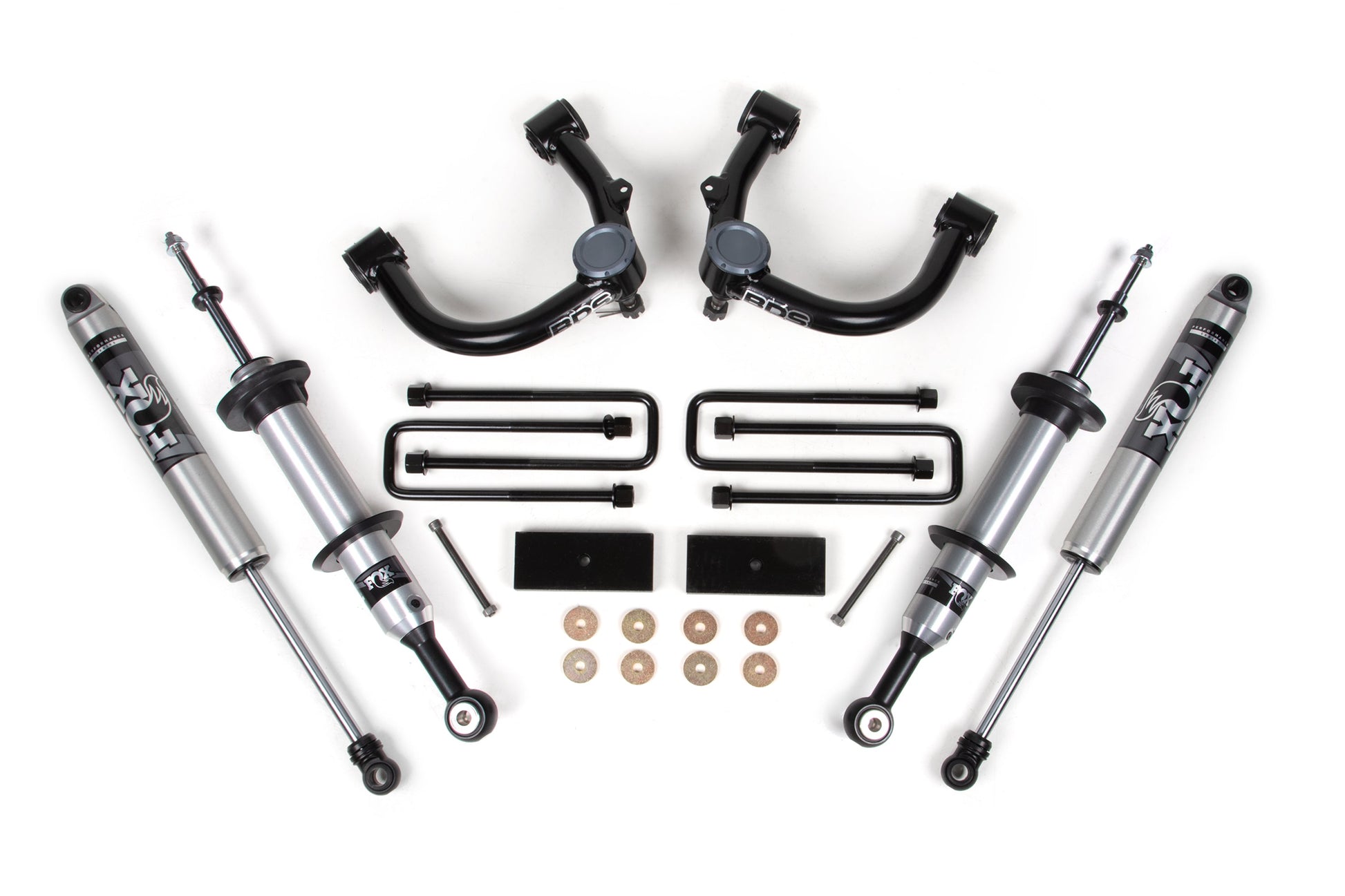 16-23 Toyota Hilux Performance Lift 2 Inch Front, 1 Inch Rear, Block - 2.5 Performance Elite Series C/O, 2.5 Performance Elite Series BDS Suspension