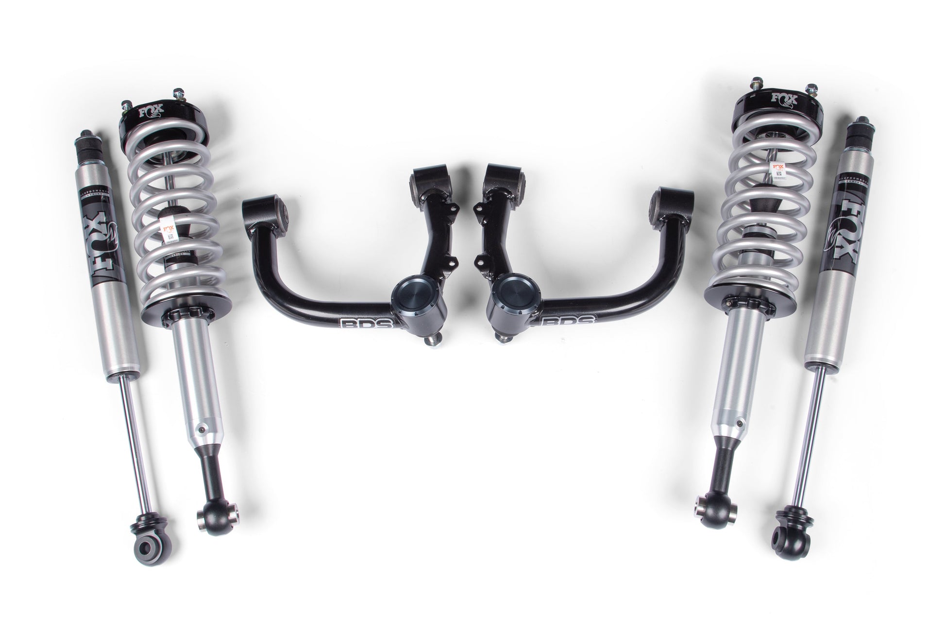 24 Toyota Tacoma 2 Inch Lift Kit, 0 Inch Rear, UCA - Fox 2.5 Performance Series C/O Front, Fox 2.5 Performance Series Rear Shock BDS Suspension