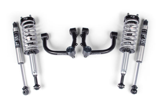 24 Toyota Tacoma 2 Inch Lift Kit, 0 Inch Rear, UCA - Fox 2.5 Performance Series C/O Front, Fox 2.5 Performance Series Rear Shock BDS Suspension