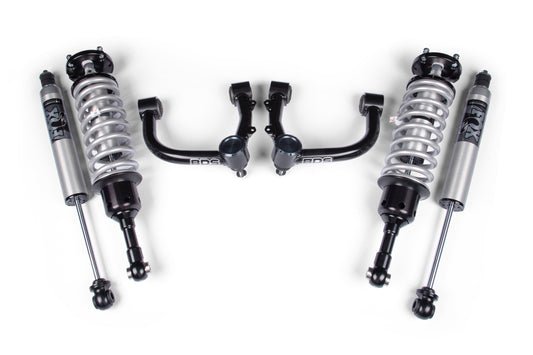 24 Toyota Tacoma 2 Inch Lift Kit, 0 Inch Rear, UCA - Fox 3.0 Factory Race Series C/O Front, Fox 3.0 Factory Race Series Rear Shock BDS Suspension