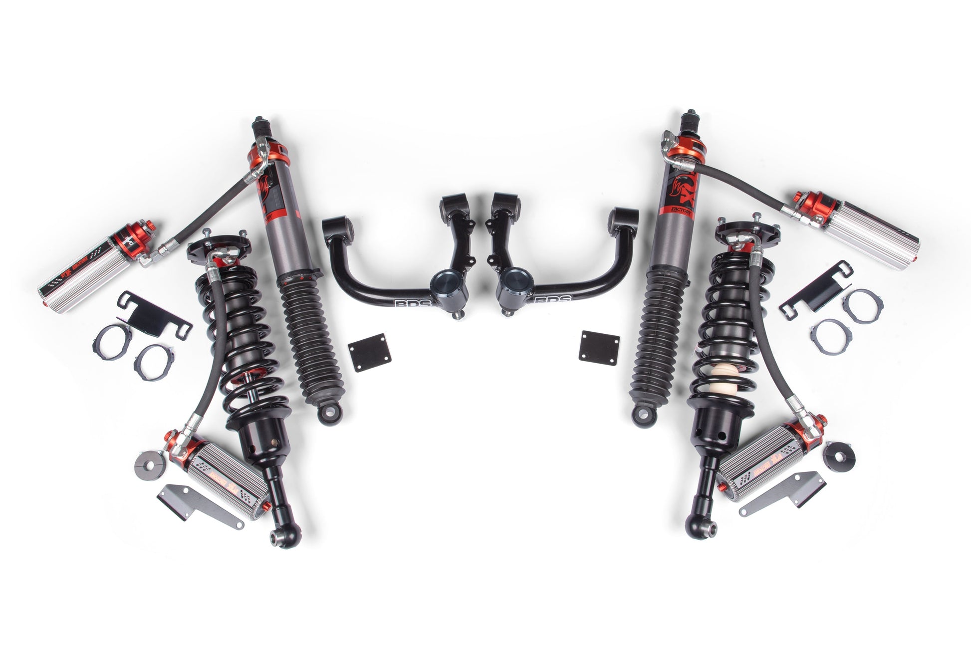 24 Toyota Tacoma 2 Inch Lift Kit, 0 Inch Rear, UCA - Fox 2.0 Performance Series C/O Front, Fox 2.0 Performance Series Rear Shock BDS Suspension