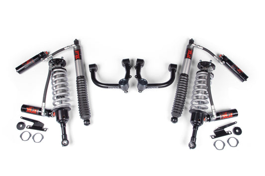 24 Toyota Tacoma 2 Inch Lift Kit, 0 Inch Rear, UCA - Fox 2.5 Performance Elite Series C/O Front, Fox 2.5 Performance Elite Series Rear Shock BDS Suspension