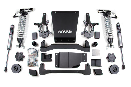 4 Inch Lift Kit FOX 2.5 Coil-Over Avalanche Suburban Tahoe or Yukon 1500 07-14 4WD 3 Inch Lift Coil Spacer Fox 2.5 Performance Shocks BDS Suspension