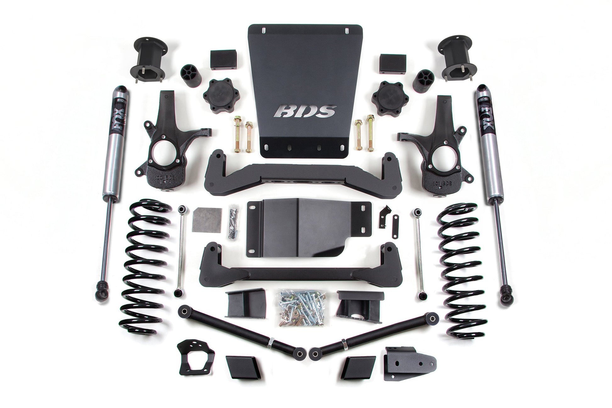 07-14 Chevrolet SUV - GMC SUV 4WD 6 Inch Lift Kit, 5 Inch Rear Lift, Coil Spring, Fox 2.0 IFP Performance Series Shocks BDS Suspension