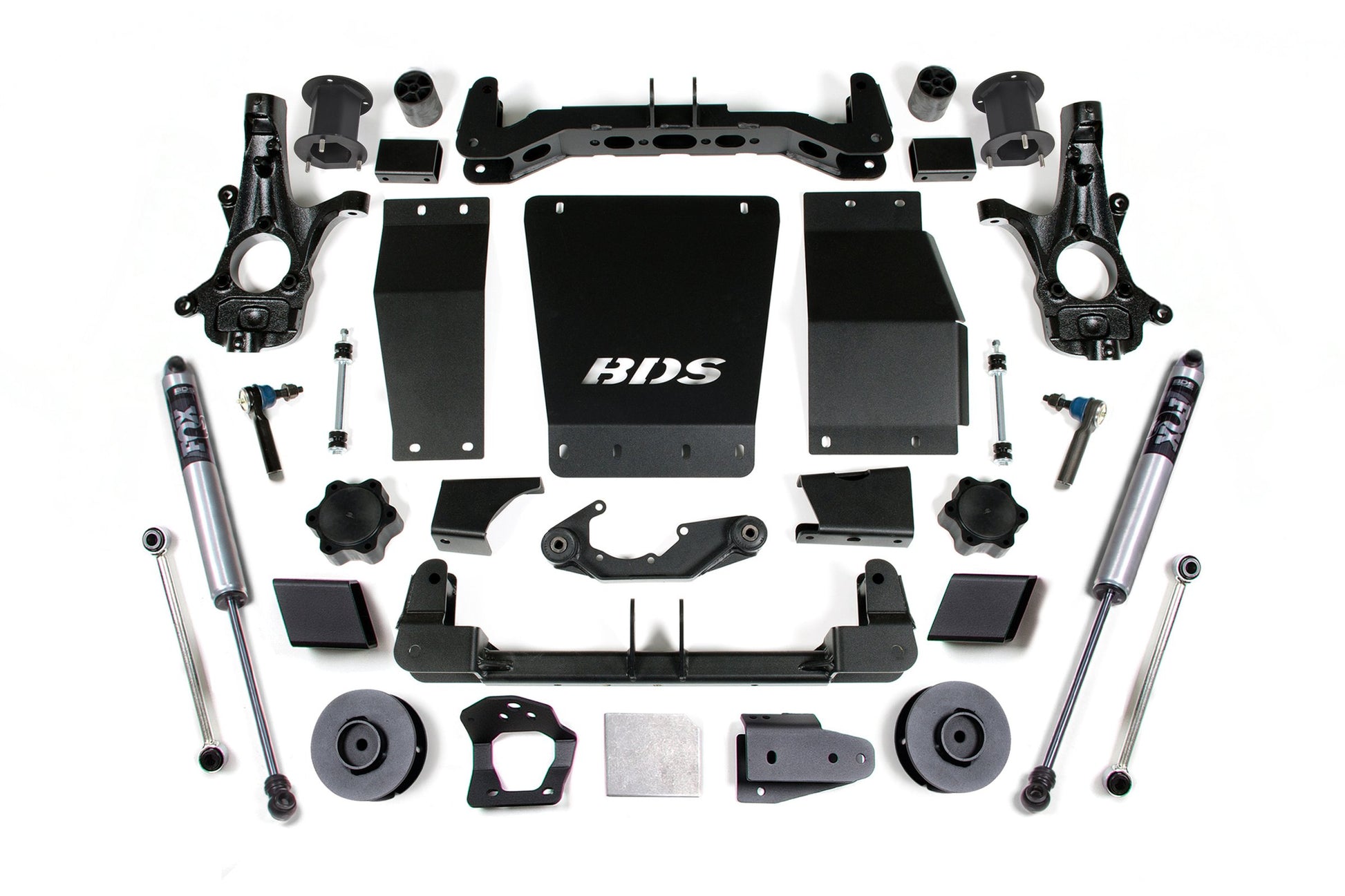 15-20 Chevrolet SUV - GMC SUV 4WD 4.5 Inch Lift Kit (Cast Steel), 3 Inch Rear Lift, Spacer, Fox 2.0 IFP Performance Series Shocks BDS Suspension