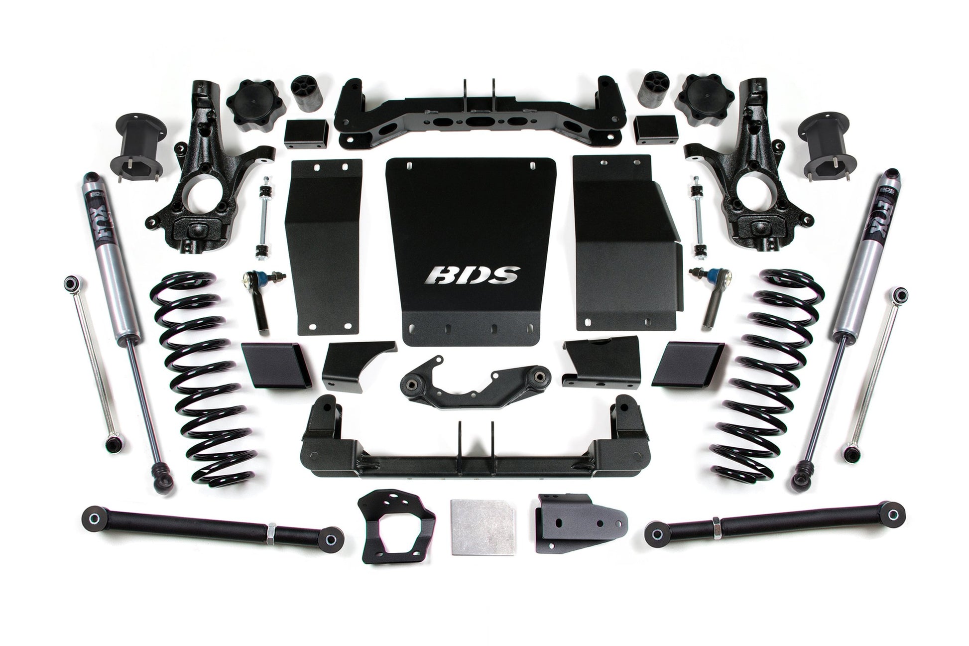 15-20 Chevrolet SUV - GMC SUV 4WD 6 Inch Lift Kit (Cast Steel), 5 Inch Rear Lift, Coil Spring, Fox 2.0 IFP Performance Series Shocks BDS Suspension