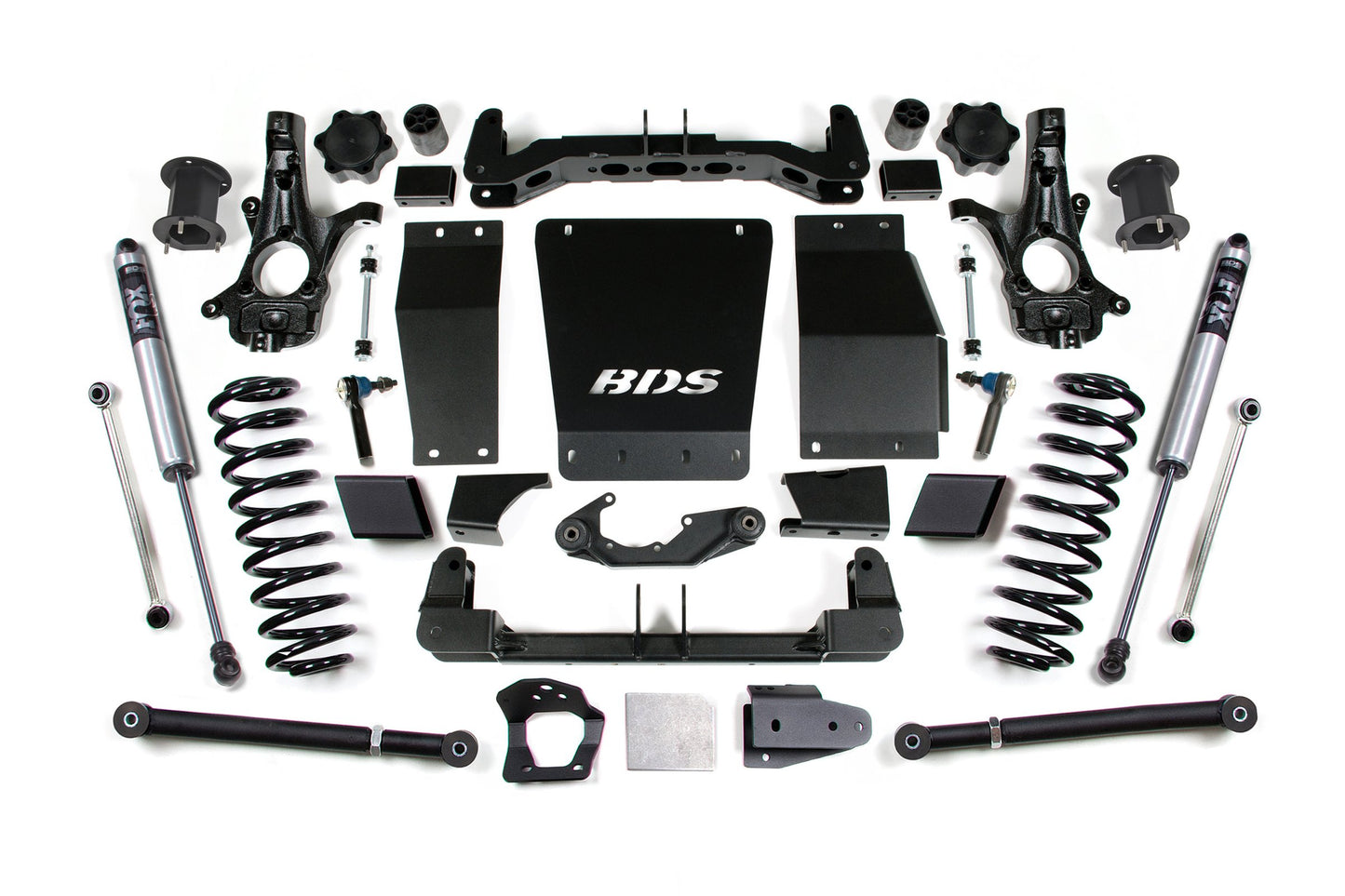 15-20 Chevrolet SUV - GMC SUV 4WD 6 Inch Lift Kit (Aluminum / Stamped Steel), 5 Inch Rear Lift, Coil Spring, Fox 2.0 IFP Performance Series Shocks BDS Suspension