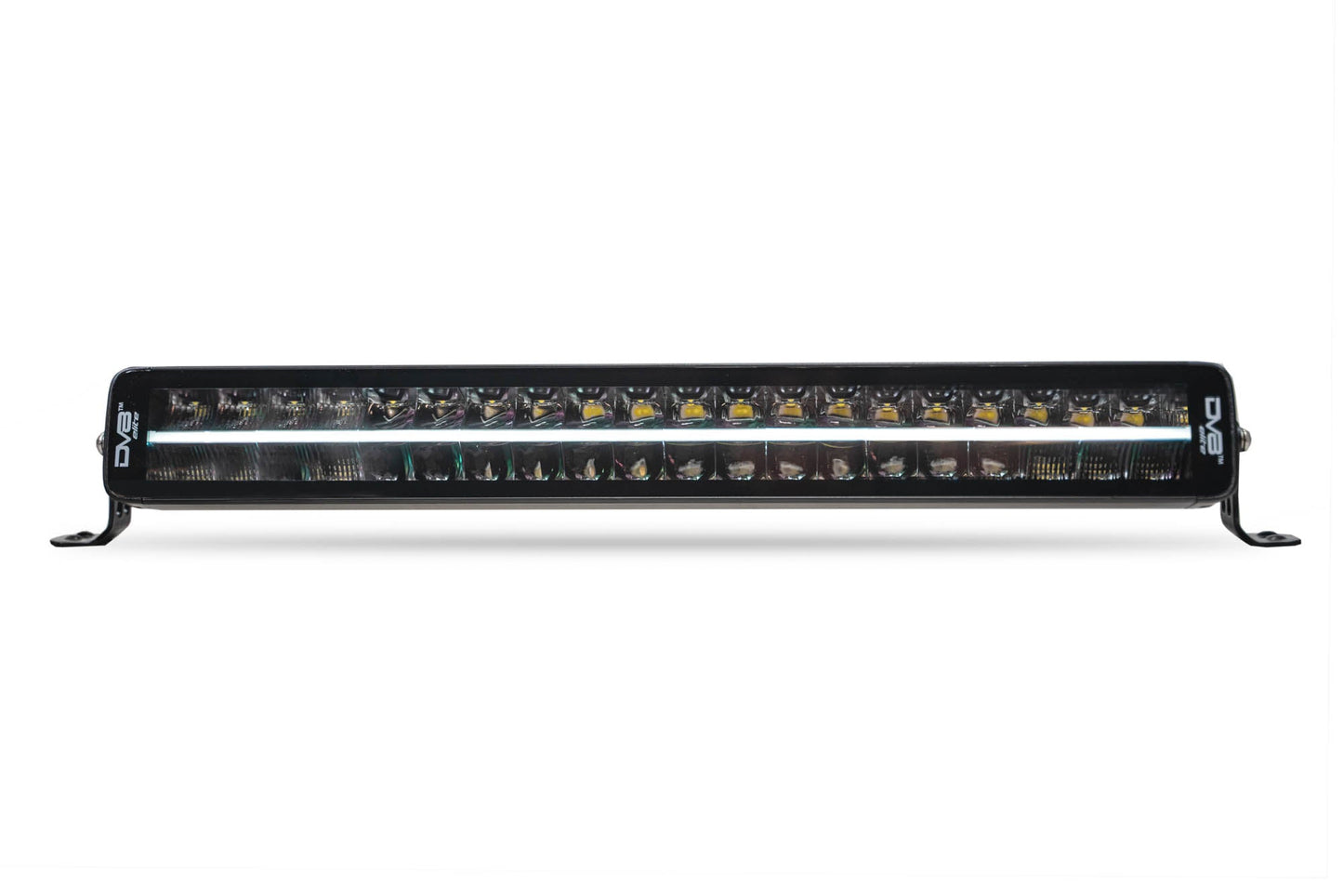 20 Inch Halo Elite Dual Row Light Bar w/ Accent Light DV8 Offroad-10