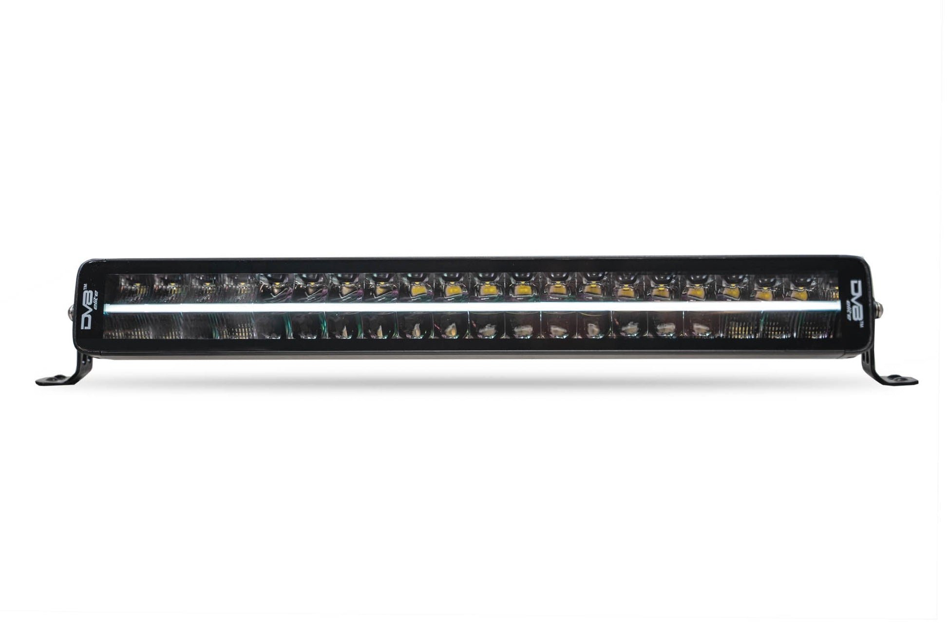 20 Inch Halo Elite Dual Row Light Bar w/ Accent Light DV8 Offroad-10