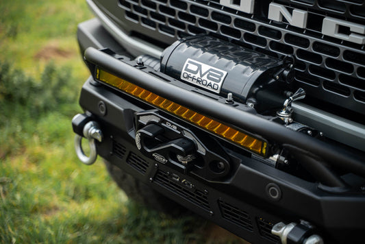 20 Inch Elite Series Amber LED Light Bar Single Row DV8 Offroad-1