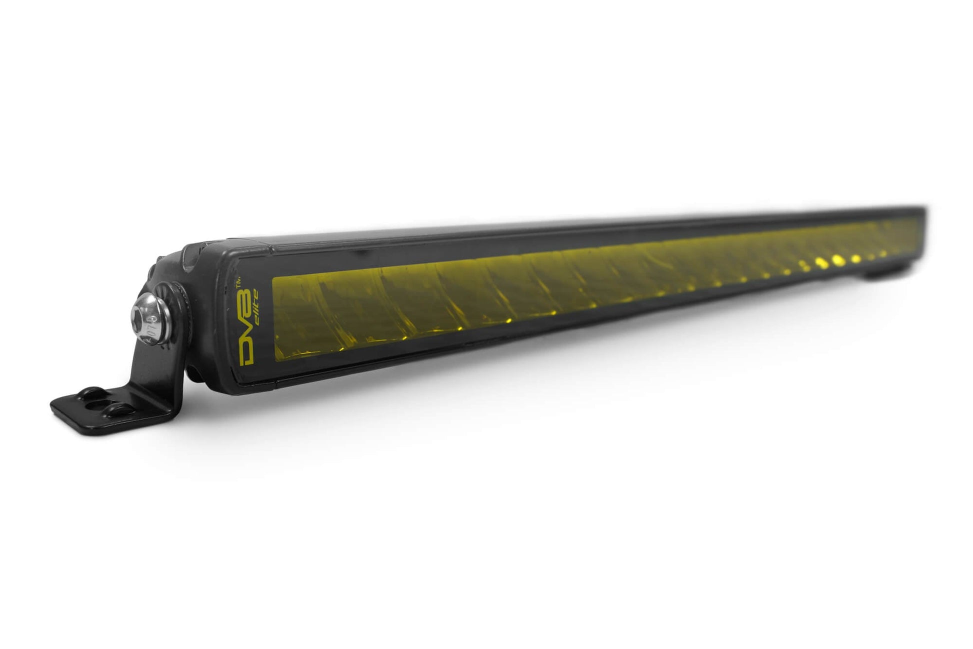 20 Inch Elite Series Amber LED Light Bar Single Row DV8 Offroad-10