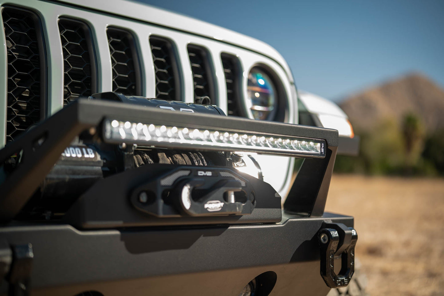 20 Inch Halo Elite Single Row Light Bar with Accent Light DV8 Offroad-13