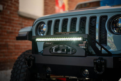 20 Inch Halo Elite Single Row Light Bar with Accent Light DV8 Offroad-10