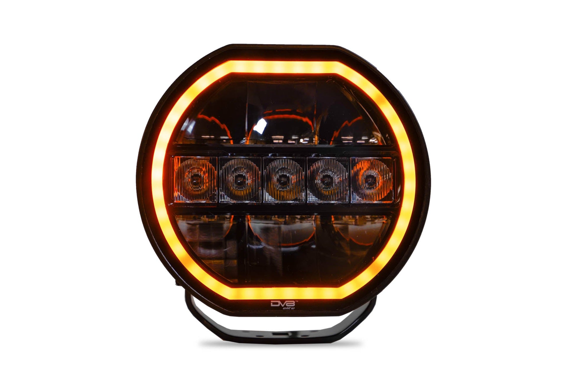 7 Inch Halo Elite Round Light w/ Accent Halo DV8 Offroad-8