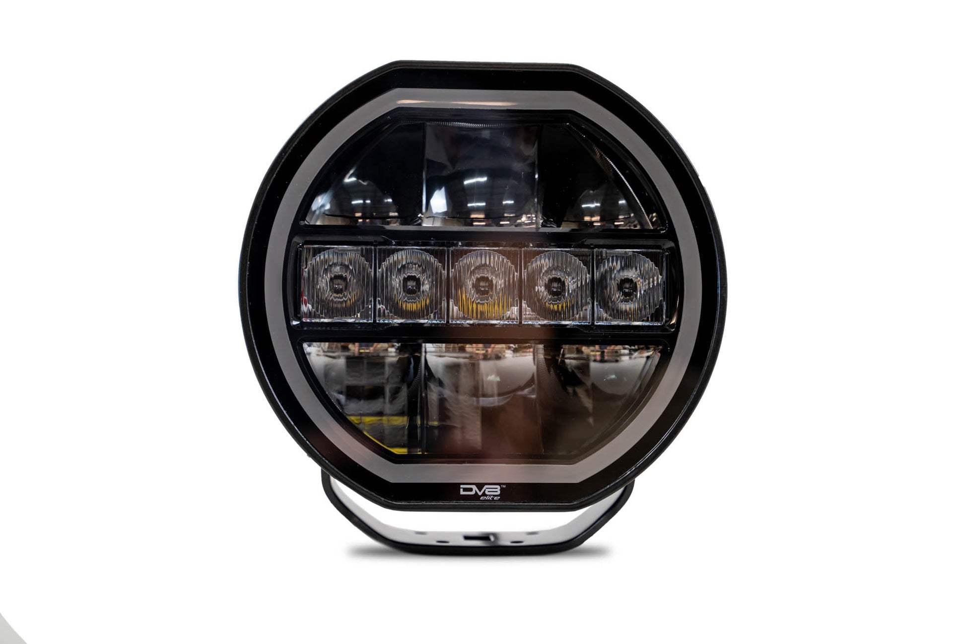 7 Inch Halo Elite Round Light w/ Accent Halo DV8 Offroad-9