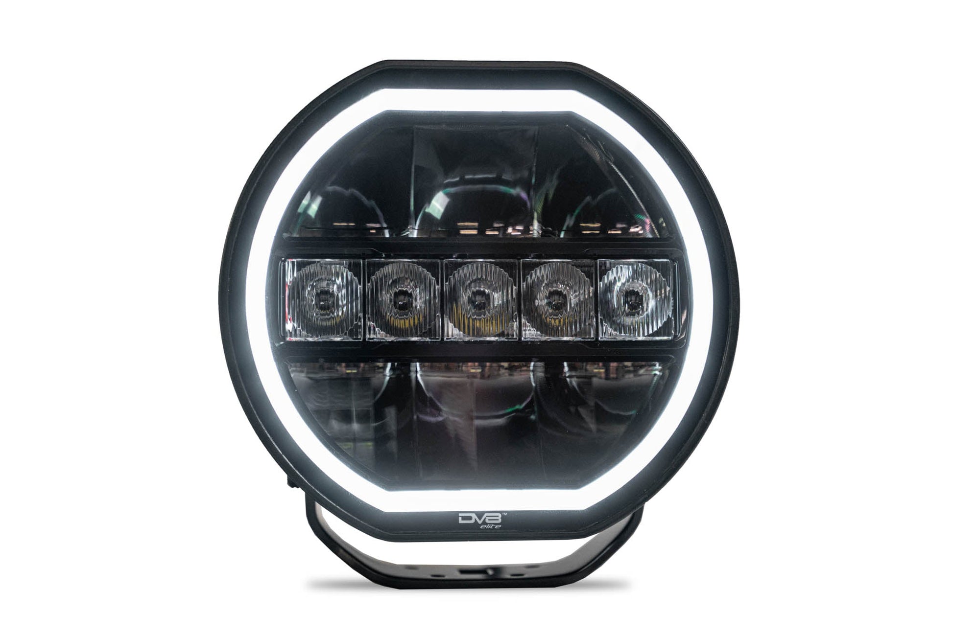 7 Inch Halo Elite Round Light w/ Accent Halo DV8 Offroad-10