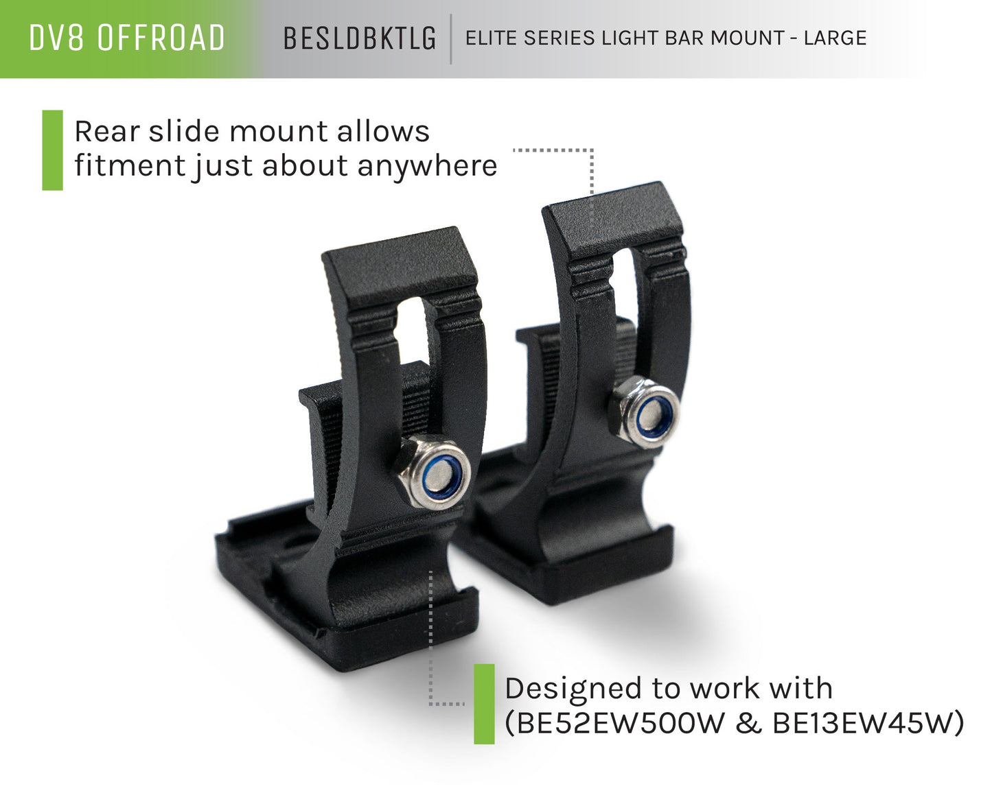 Elite Series Light Bar Mount DV8 Offroad-8