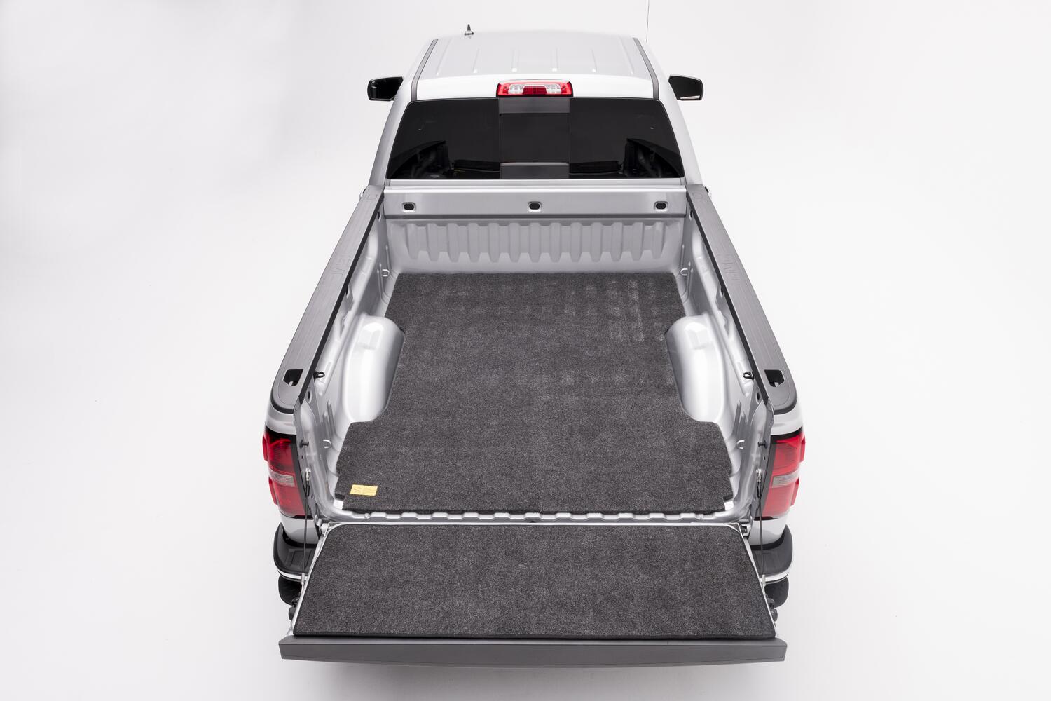 Bedmat For Spray-In Or No Bed Liner 07-18 (19 Leg/Lim) Sivlerado/Sierra 6'6 inch Bed 3/4 Inch Thick For Use w/Spray On Bed Liner And Non Liner Applications w/Cargo Channel System Charcoal BedRug-1