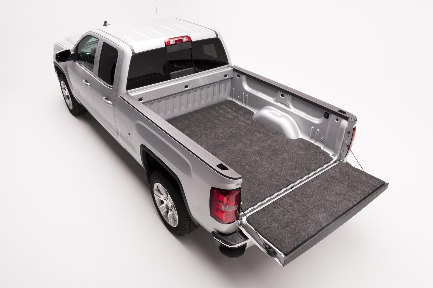Bedmat For Spray-In Or No Bed Liner 19+(New Body) Silverado/Sierra 6'6 inch W/O Carbonpro 3/4 Inch Thick For Use w/Spray On Bed Liner And Non Liner Applications Charcoal BedRug-1