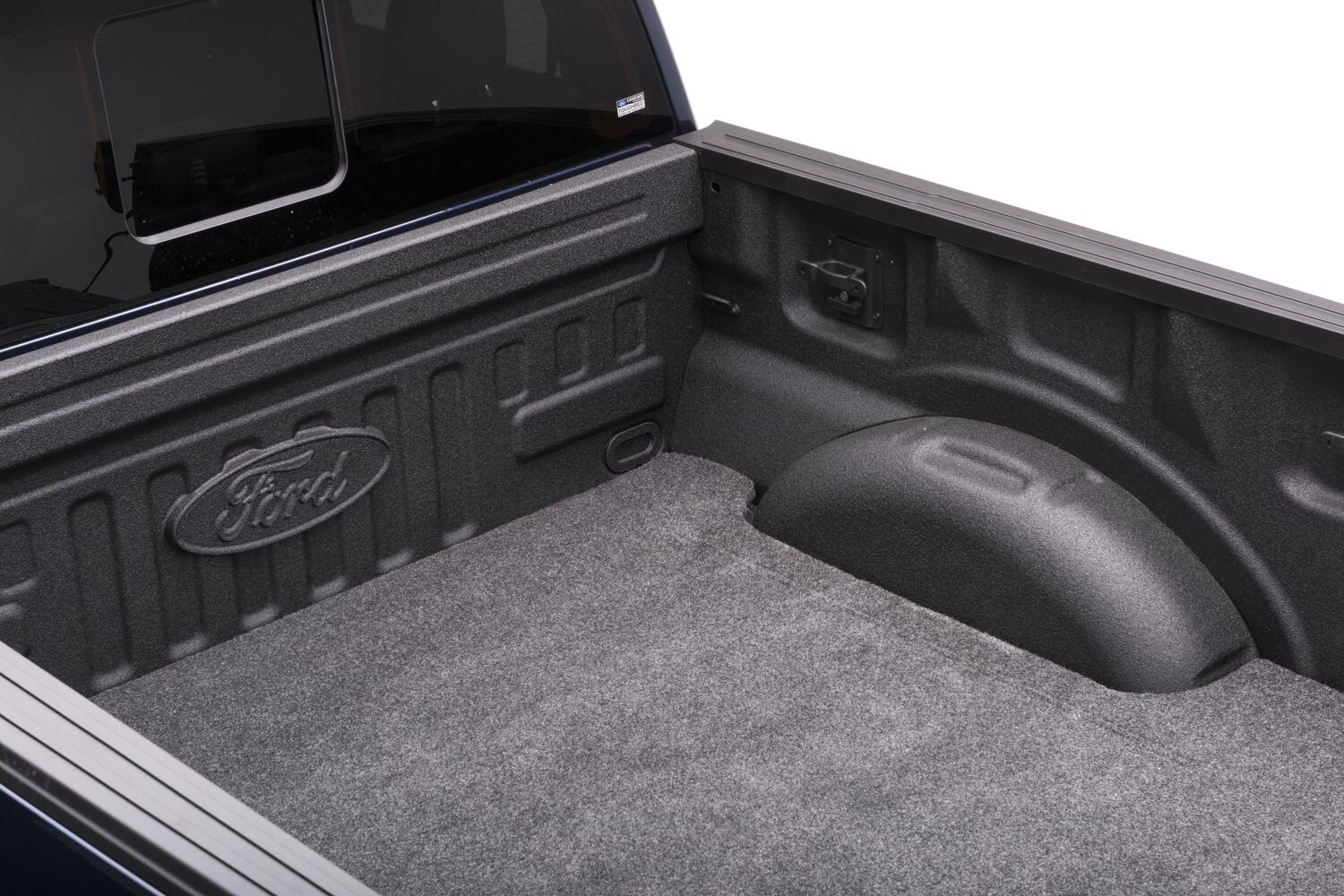 Bedmat For Spray-In Or No Bed Liner 04-14 Ford F-150 6'6 inch Bed 3/4 Inch Thick For Use w/Spray On Bed Liner And Non Liner Applications Charcoal BedRug-1