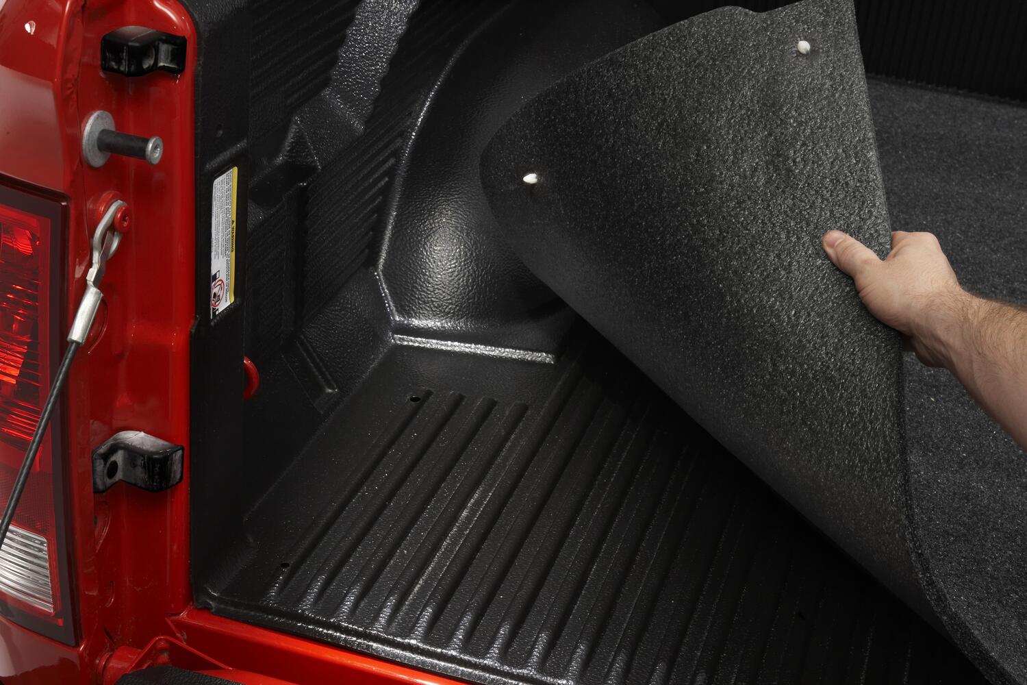 Bedmat For Drop-In 09-14 Ford F-150 5'6 inch Bed 1/2 Inch Thick Installs Over Existing Plastic Drop In Bed Liner Charcoal BedRug